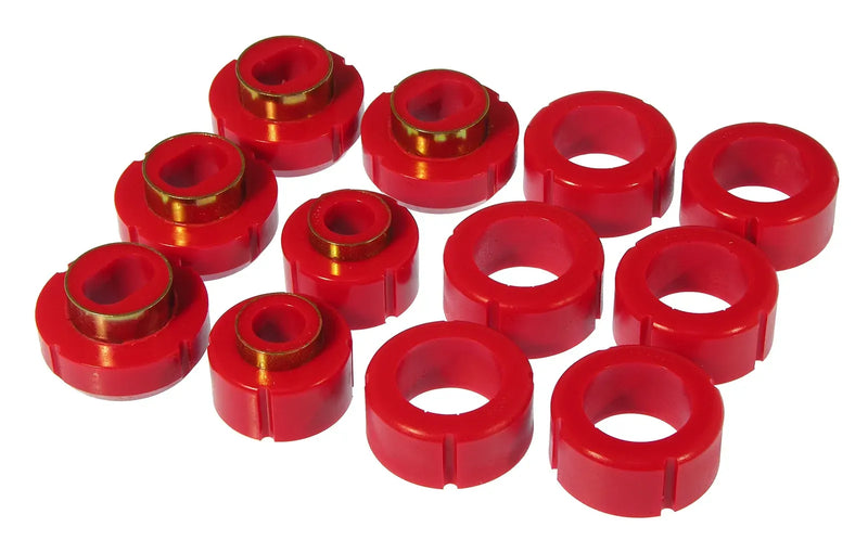 Prothane Body And Cab Mount Bushing Kit - Red (S10 82-03)