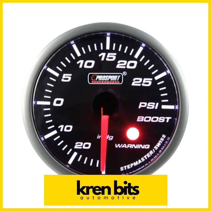 Prosport Boost Gauge STEPPER SERIES Kren Bits