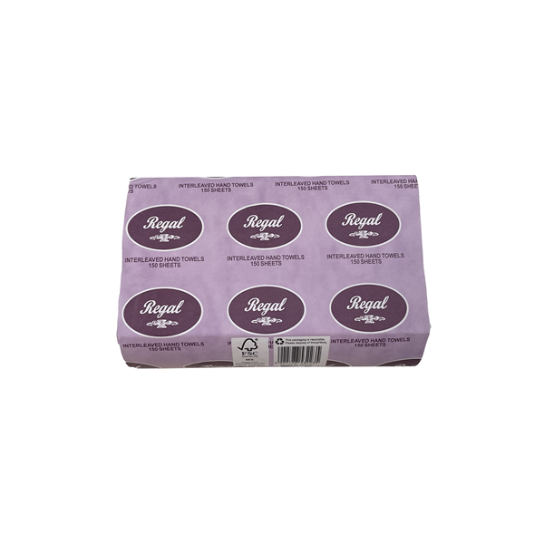 Regal Interleaved Hand Towel U/Slim 150S(16) R16150W