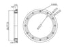 Raceworks Aluminium Weld Ring (Fits ALY-131BK/ALY-132BK)