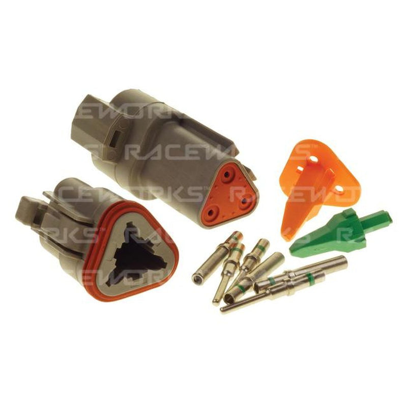 Raceworks Deutsch Dt 3-Way Connector Kit