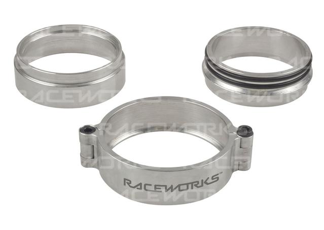 Raceworks 2.5" Polished Aluminium Intercooler Pipe Clamp