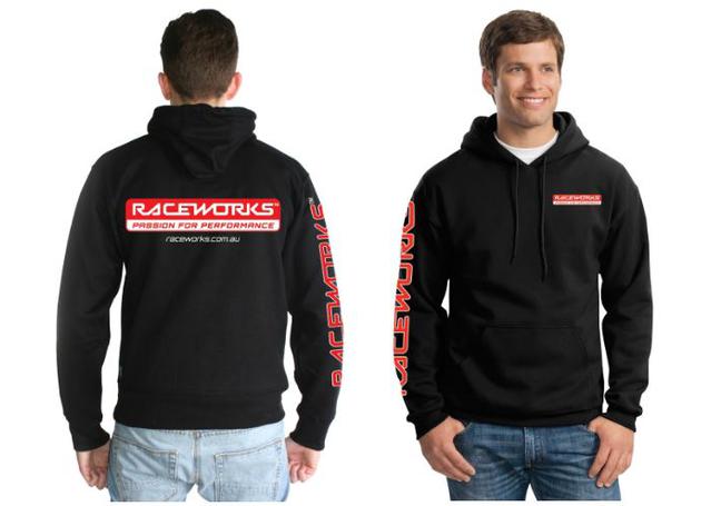 Raceworks 4XL Black Hoodie