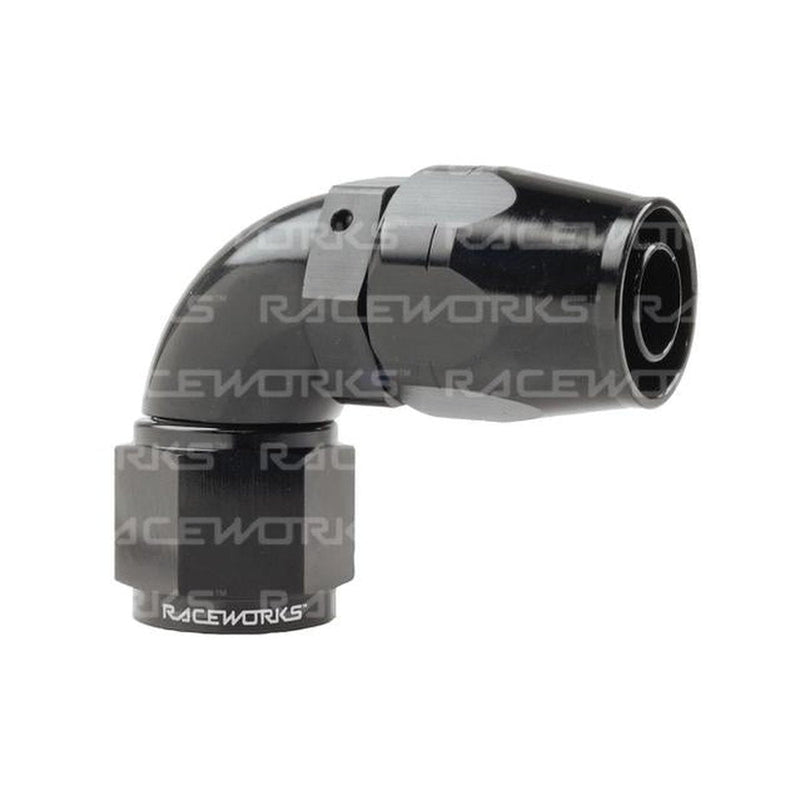 Raceworks Cutter Hose Fitting An-10 90 Deg