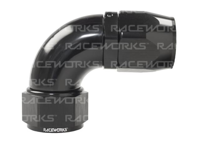Raceworks Cutter Hose Fitting An-20 90 Deg