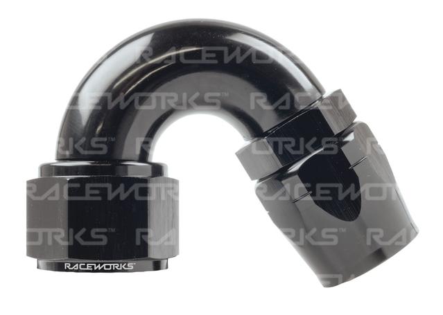 Raceworks Cutter Hose Fitting An-12 150 Deg