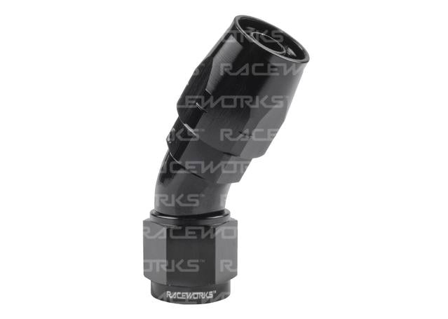 Raceworks Cutter Hose Fitting An-4 30 Deg