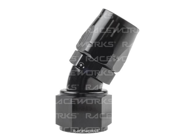 Raceworks Cutter Hose Fitting An-12 30 Deg