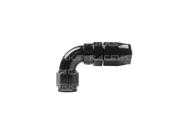 Raceworks AN-8 Aluminium 110 Series 90 Deg Taper Hose End