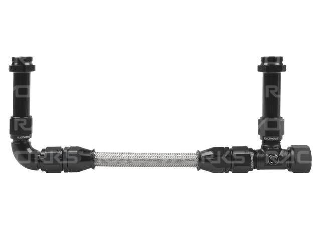 Raceworks Holley An-8 Dual Feed Fuel Line Kit