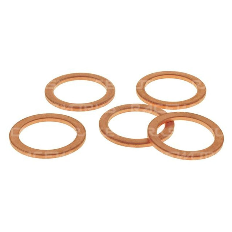 Raceworks Copper Washers Id18mm Od24mm T1.5mm 5Pk
