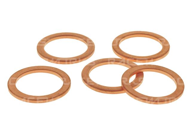 Raceworks Copper Washers Id10mm Od16mm T1.5mm 5Pk
