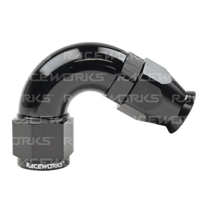 Raceworks Teflon Hose Fitting An-8 120 Deg
