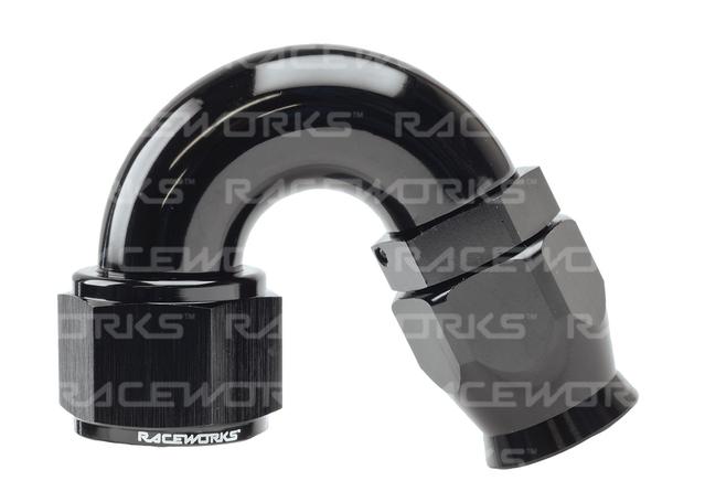 Raceworks Teflon Hose Fitting An-12 150 Deg