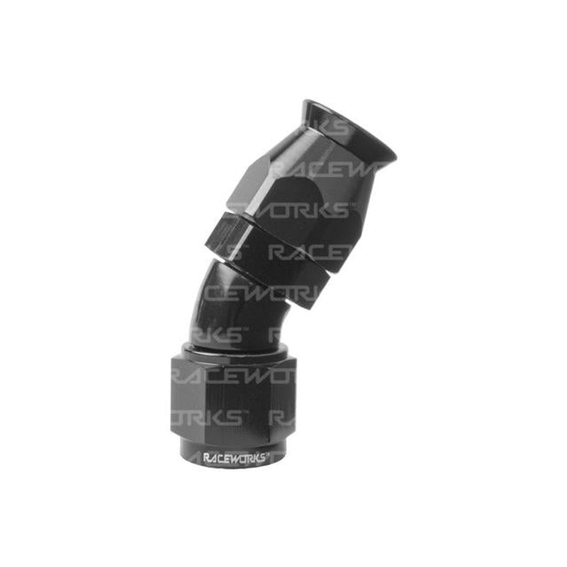 Raceworks Teflon Hose Fitting An-8 30 Deg