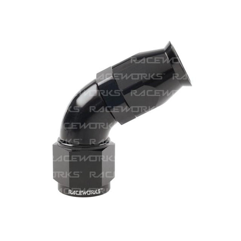 Raceworks Teflon Hose Fitting An-12 60 Deg