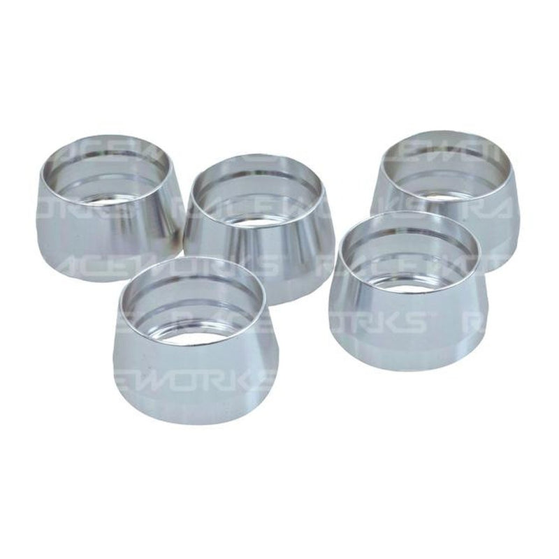 Raceworks Teflon Hose Olive Inserts An-12 5Pk