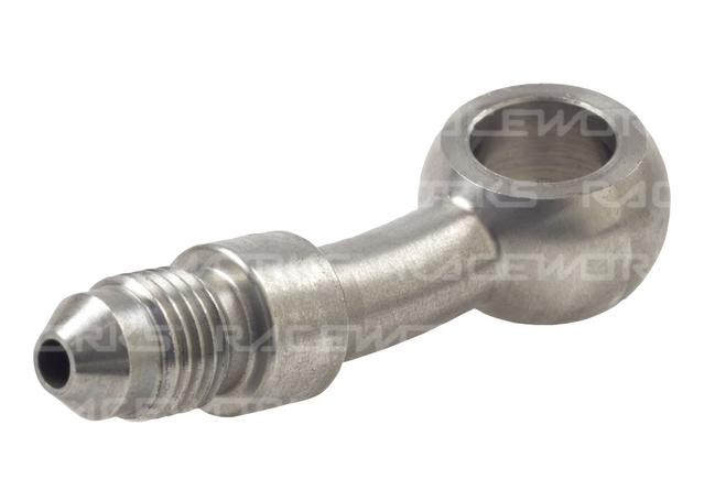 Raceworks 10.2mm Banjo To An-4 Male Flare Stainless Steel