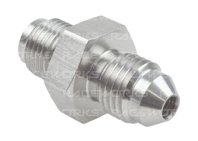 Raceworks Unf Male 7/16"-24 To Male Flare An-3 Stainless