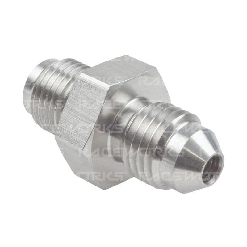 Raceworks Unf Male 7/16"-24 To Male Flare An-4 Stainless