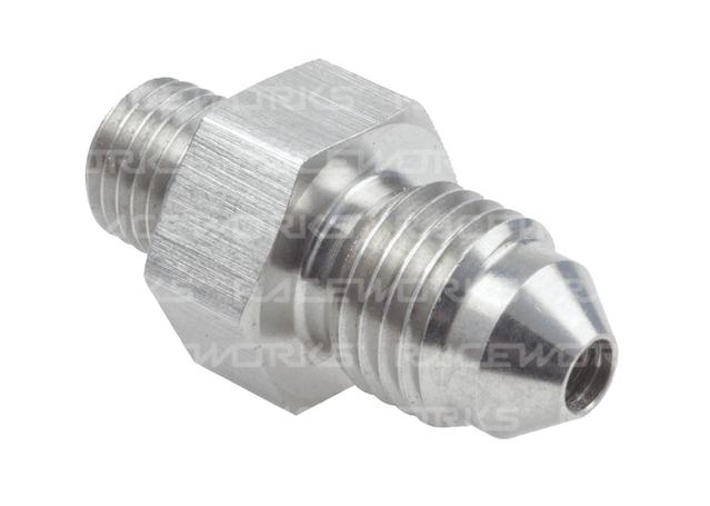 Raceworks Npt Male 1/16" To Male Flare An-4 Stainless