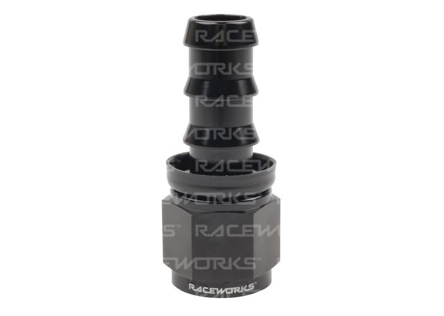 Raceworks Push Lok Hose Fitting An-10 Straight