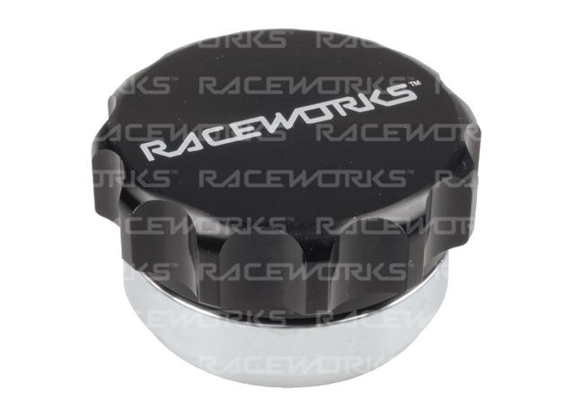 Raceworks Weld On Aluminum Filler With Black Male Cap