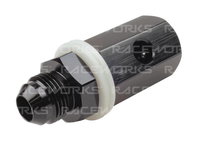 Raceworks Bolt In Roll Over Valve / Vent An-8