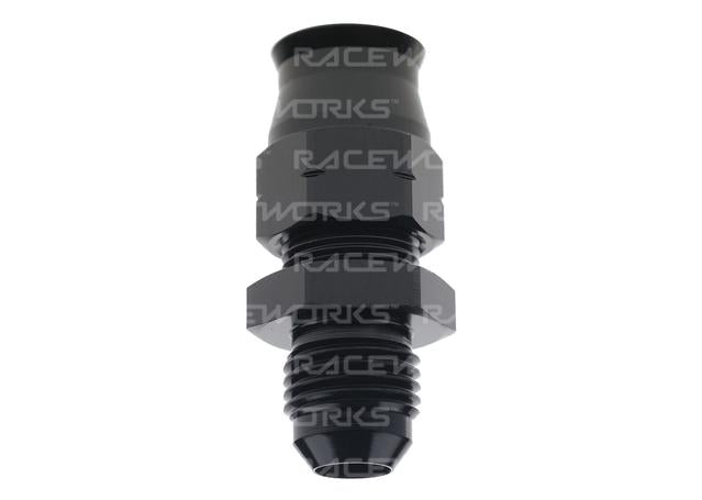 Raceworks Male An-8 To 1/2" Straight Tube Adapter