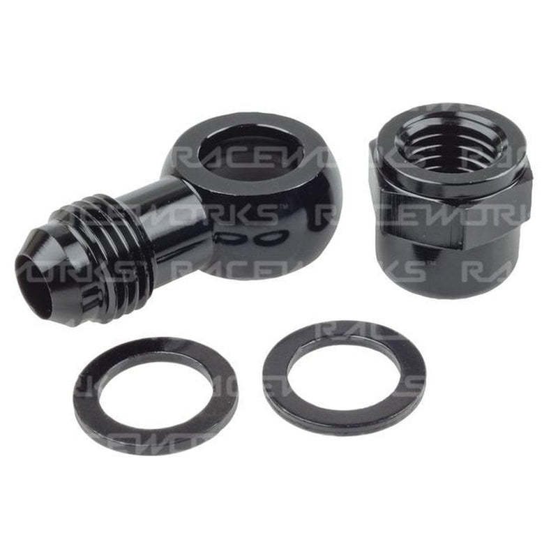 Raceworks Alloy An-6 Banjo Set Suit 044 Pump