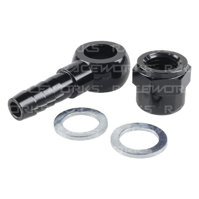 Raceworks Alloy 5/16" Barb (An-5) Banjo Set Suit 044 Pump