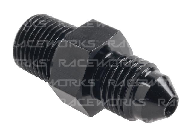 Raceworks An-3 Male Flare To Npt 1/8" Straight