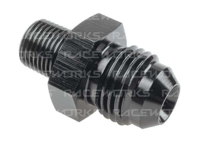 Raceworks An-6 Male Flare To Npt 1/8" Straight