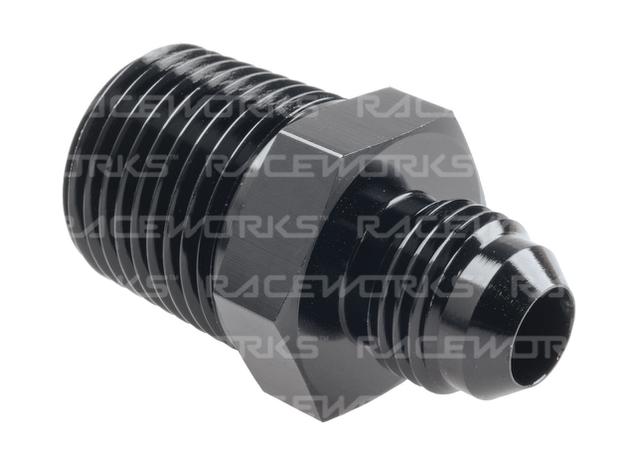 Raceworks An-6 Male Flare To Npt 1/2" Straight