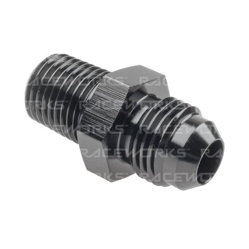 Raceworks An-6 Male Flare To Npt 1/4" Straight