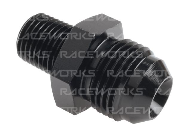 Raceworks An-8 Male Flare To Npt 1/8" Straight