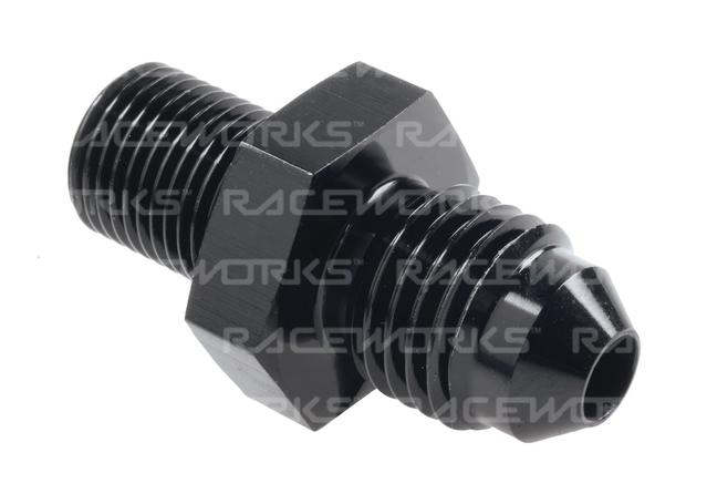 Raceworks Male Flare An-4 To Male Bspp 1/8