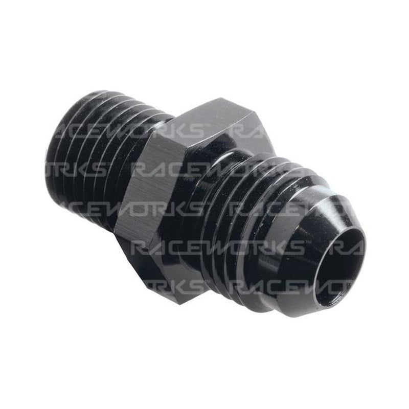 Raceworks Male Flare An-6 To Male Bspp 1/4