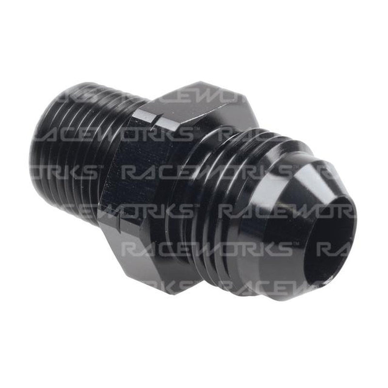 Raceworks Male Flare An-6 To Male Bspt 1/8