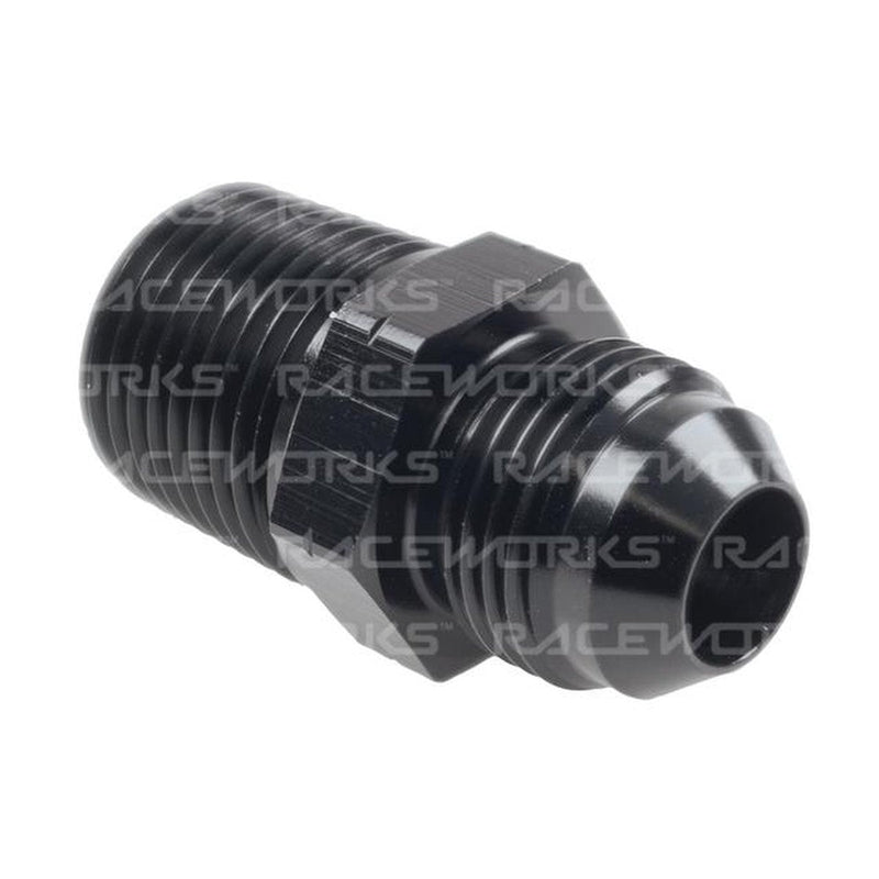 Raceworks Male Flare An-8 To Male Bspt 1/2