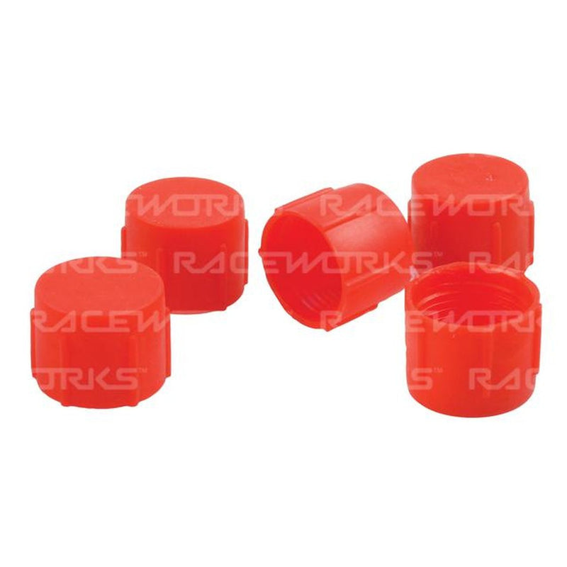 Raceworks An-10 Plastic Flare Cap 5Pk