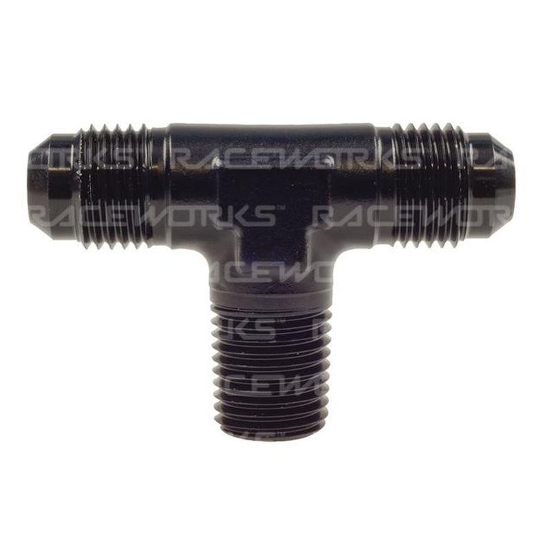 Raceworks Tee An-6 - 1/4"Npt On Branch