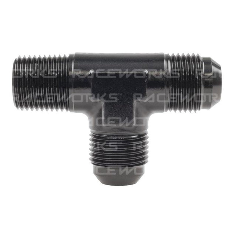 Raceworks Tee An-10 - 1/2"Npt On Run