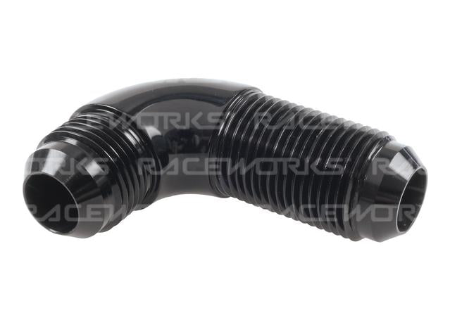 Raceworks Bulkhead Flare An-10 90Deg