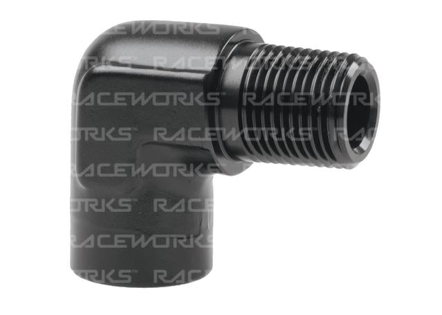 Raceworks 1/8 Npt 90Deg Female-Male Elbow