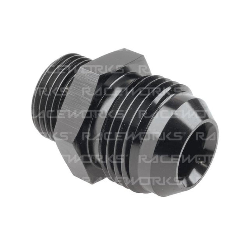 Raceworks Male Flare An-12 To O-Ring Boss An-10