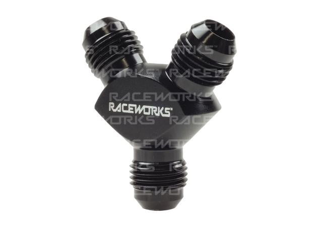 Raceworks Y Block Male Flare An Thread 3 X An-3
