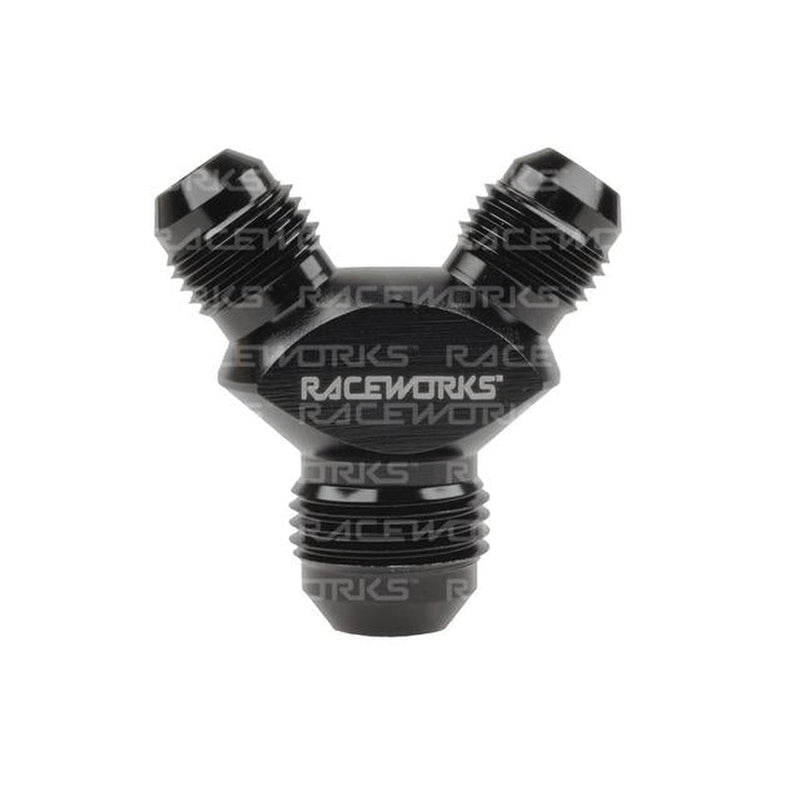 Raceworks Y Block Male Flare An Thread 1 X An-6 To 2 X