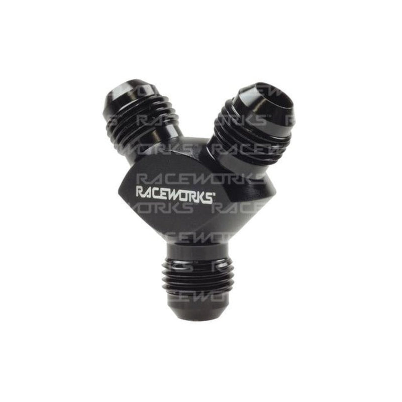 Raceworks Y Block Male Flare An Thread 3 X An-4