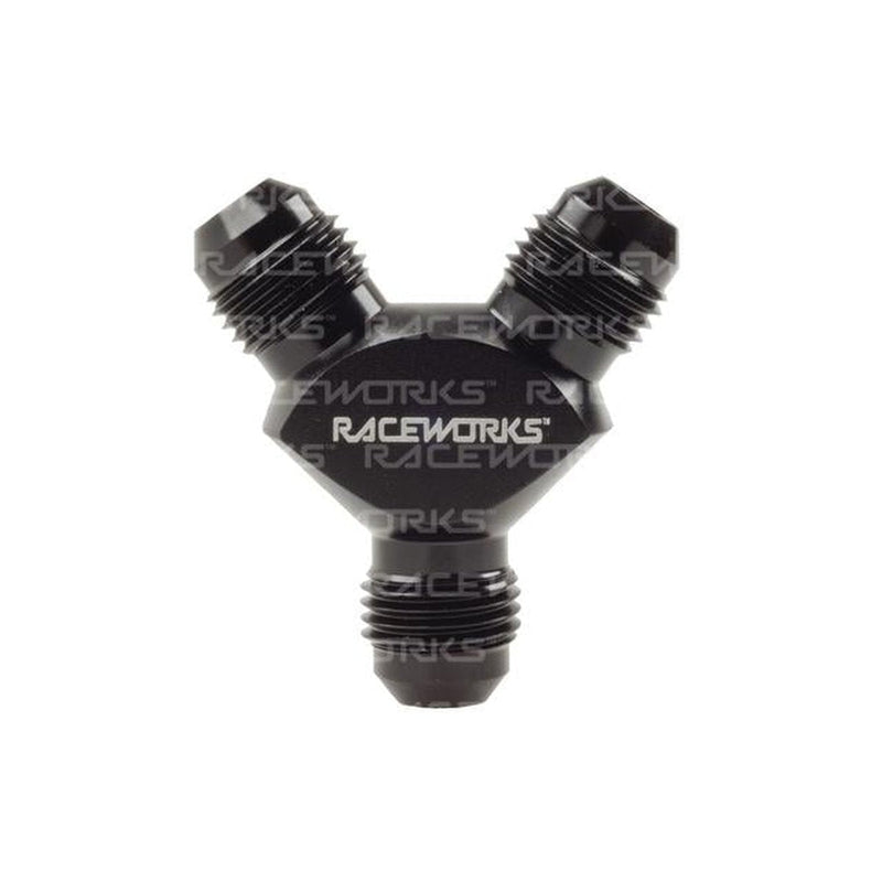 Raceworks Y Block Male Flare An Thread 3 X An-6